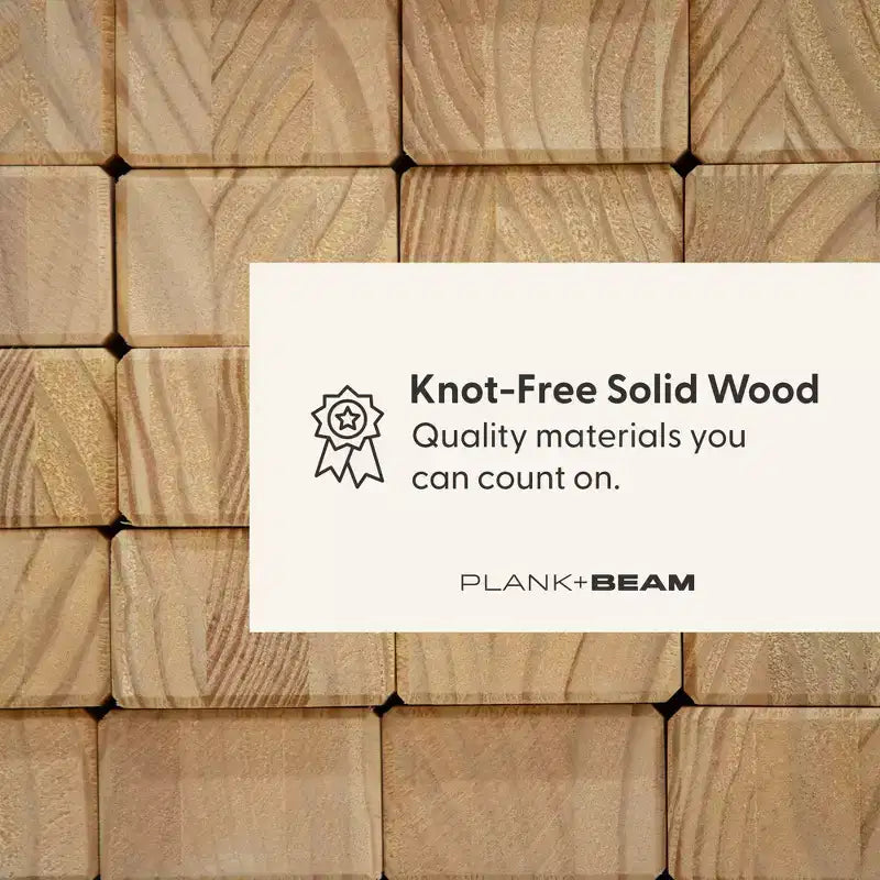 Comò a 5 cassetti in legno massello stile rustico Plank+Beam