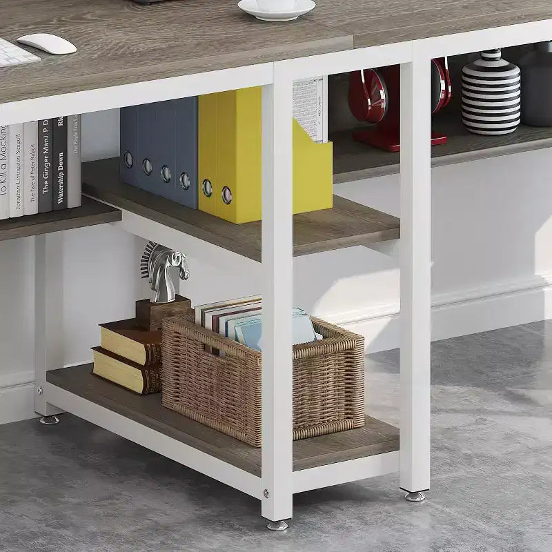 Scrivania per computer Lantine 78.7 con libreria