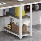 Scrivania per computer Lantine 78.7 con libreria