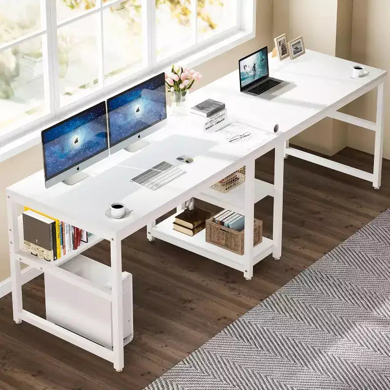 Scrivania per computer Lantine 78.7 con libreria