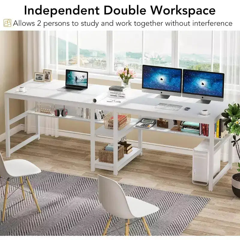 Scrivania per computer Lantine 78.7 con libreria