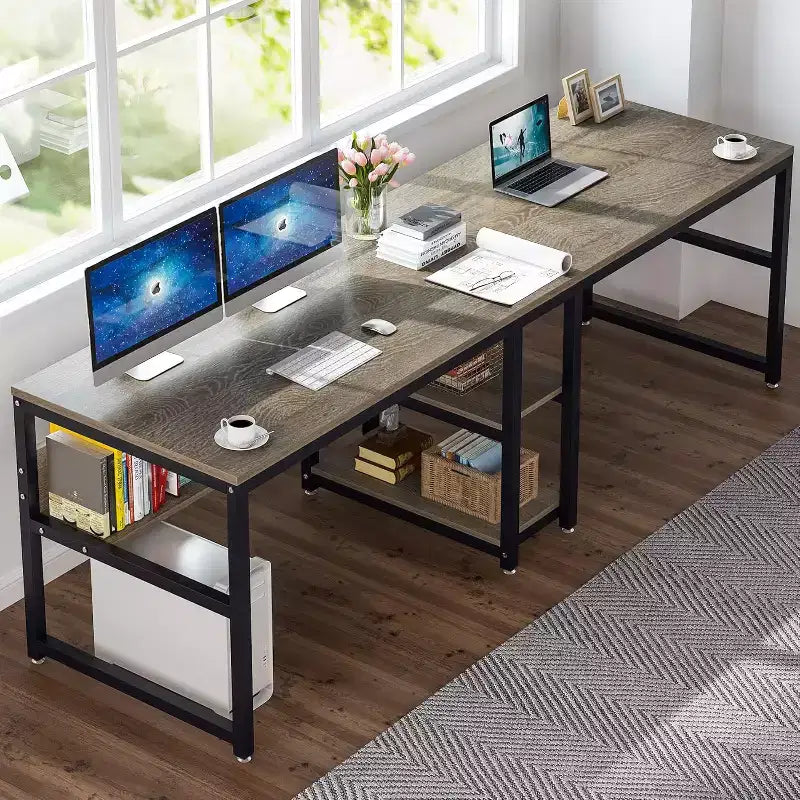 Scrivania per computer Lantine 78.7 con libreria