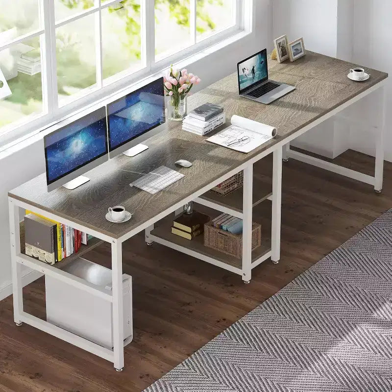 Scrivania per computer Lantine 78.7 con libreria