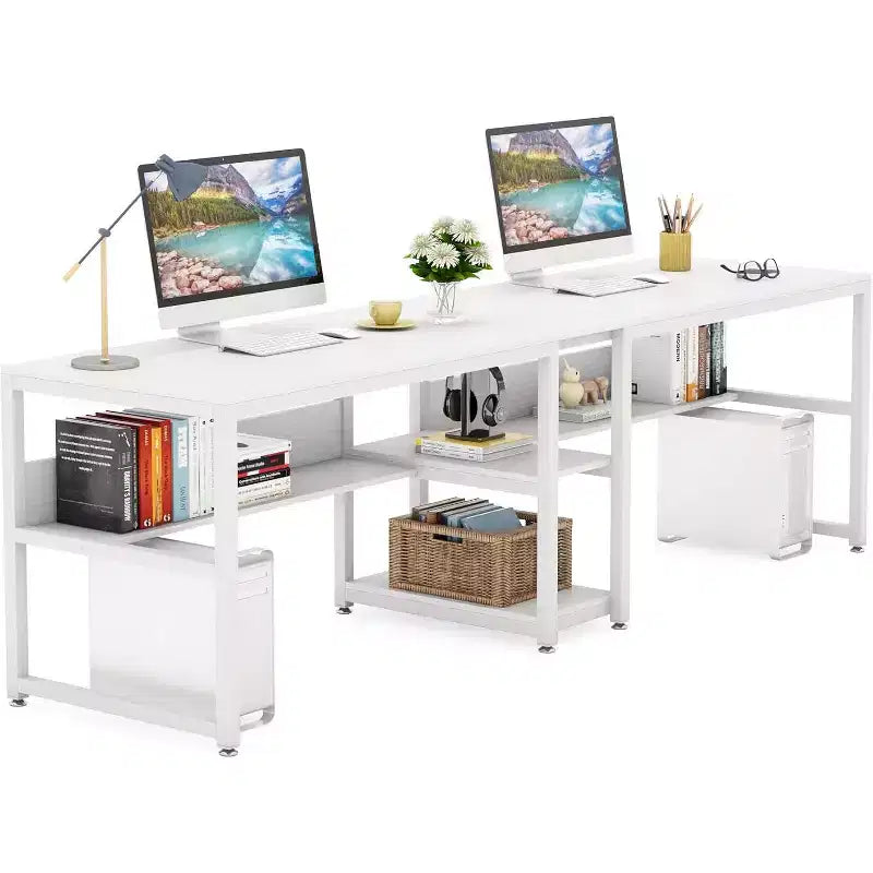 Scrivania per computer Lantine 78.7 con libreria