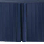 Credenza a righe da 63 pollici con 4 ante, armadio contenitore con ripiani regolabili 4L - ModernLuxe