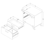 South Shore Helsy Classificatore a 2 cassetti