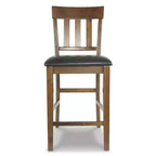 Sgabello imbottito Ralene Counter Height di Signature Design by Ashley, set da 2, marrone medio