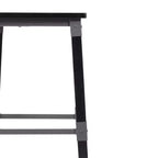 Sgabello da bar per sala da pranzo in legno rustico industriale di qualità commerciale, confezione da 2, di Emma e Oliver