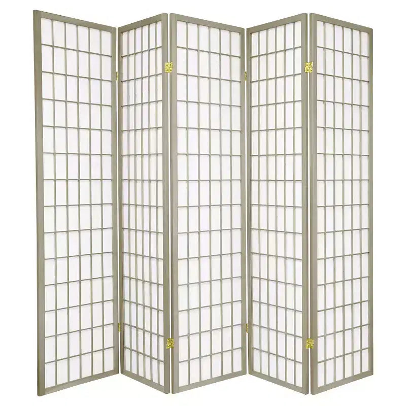 Oriental Furniture Finestra a 5 ante alta 1,80 m, Edizione Speciale