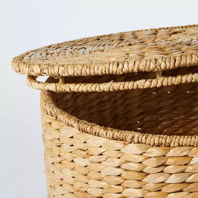 Pouf Contenitore Intrecciato Espresso - Threshold designed with McGee