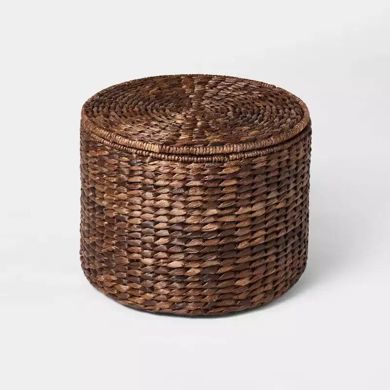 Pouf Contenitore Intrecciato Espresso - Threshold designed with McGee