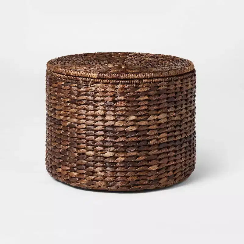 Pouf Contenitore Intrecciato Espresso - Threshold designed with McGee