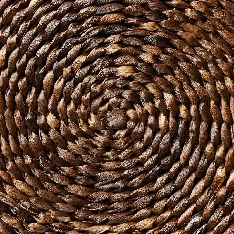 Pouf Contenitore Intrecciato Espresso - Threshold designed with McGee