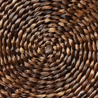 Pouf Contenitore Intrecciato Espresso - Threshold designed with McGee