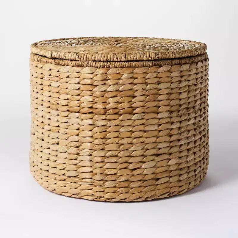 Pouf Contenitore Intrecciato Espresso - Threshold designed with McGee