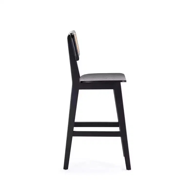 Sgabello da bar altezza bancone Versailles Wood - Manhattan Comfort
