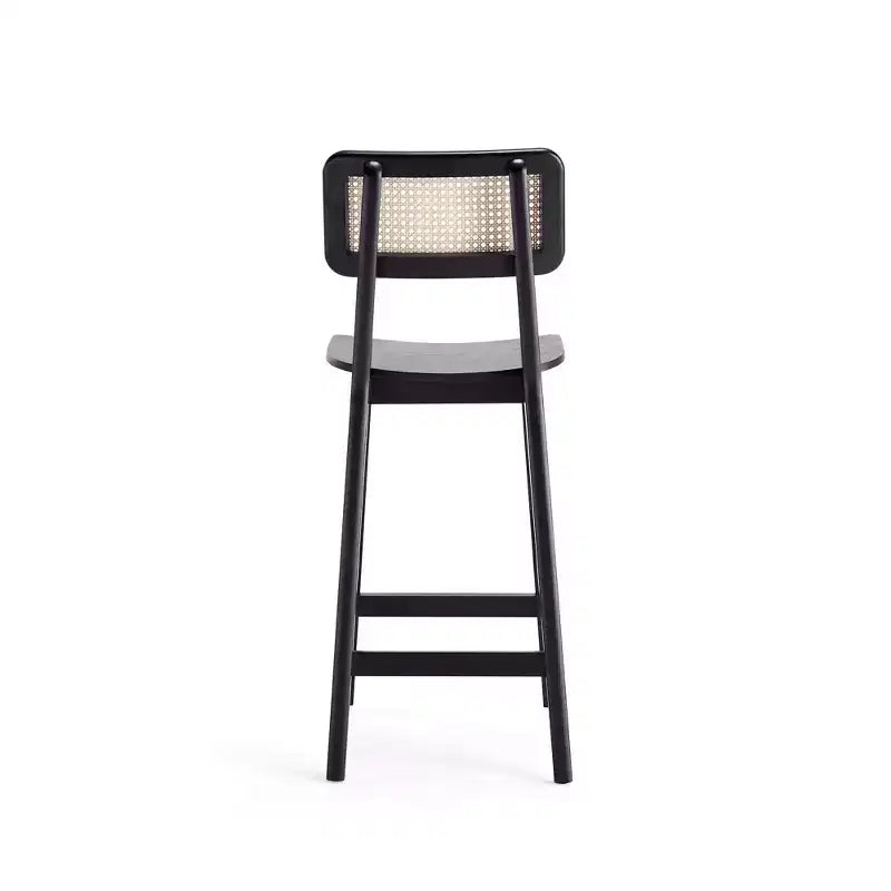 Sgabello da bar altezza bancone Versailles Wood - Manhattan Comfort