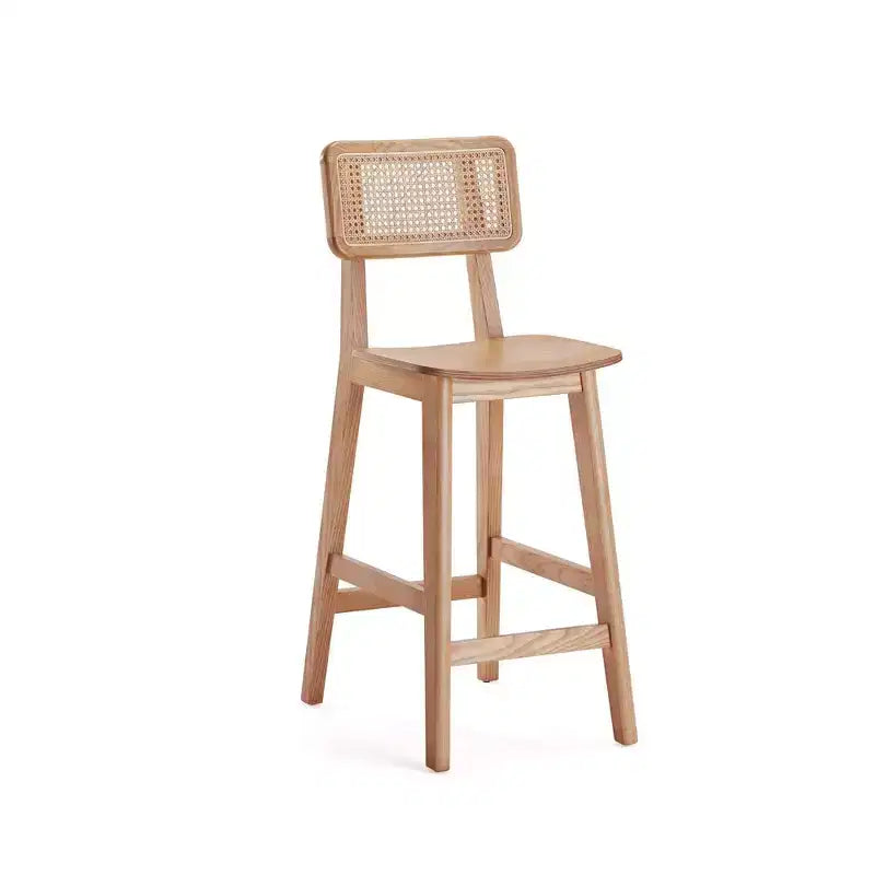 Sgabello da bar altezza bancone Versailles Wood - Manhattan Comfort