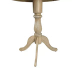 Carolina Living Salem Tavolino da bar rotondo con piedistallo in legno naturale Driftwood