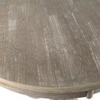 Carolina Living Salem Tavolino da bar rotondo con piedistallo in legno naturale Driftwood