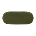 Panca contenitore ovale Jennifer Taylor Home Serena 38 pouf