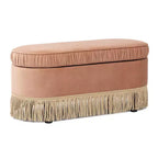 Panca contenitore ovale Jennifer Taylor Home Serena 38 pouf