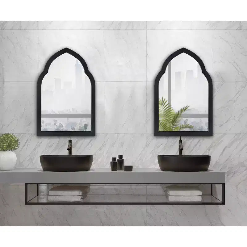 Specchio da parete ad arco Eileen 20 x 30 - Kate & Laurel All Things Decor