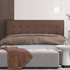 Testata da letto queen-size imbottita, testiera imbottita regolabile in altezza, testiera in tessuto imbottito di alta qualità.