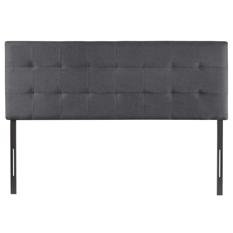 Testata da letto queen-size imbottita, testiera imbottita regolabile in altezza, testiera in tessuto imbottito di alta qualità.