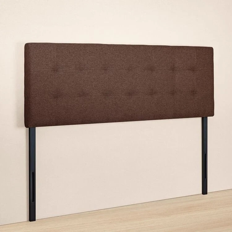 Testata da letto queen-size imbottita, testiera imbottita regolabile in altezza, testiera in tessuto imbottito di alta qualità.
