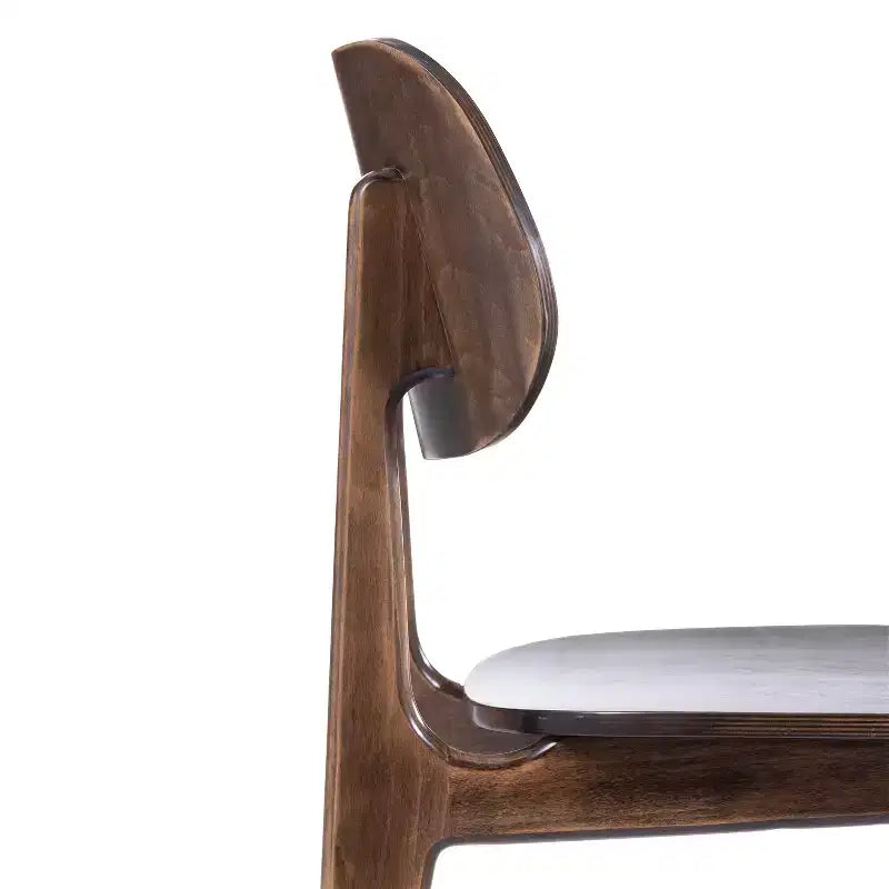 Flash Furniture Verona Set di 2 Sedie da Pranzo Commerciali in Legno Massello con Schienale Curvo Ovale