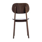 Flash Furniture Verona Set di 2 Sedie da Pranzo Commerciali in Legno Massello con Schienale Curvo Ovale