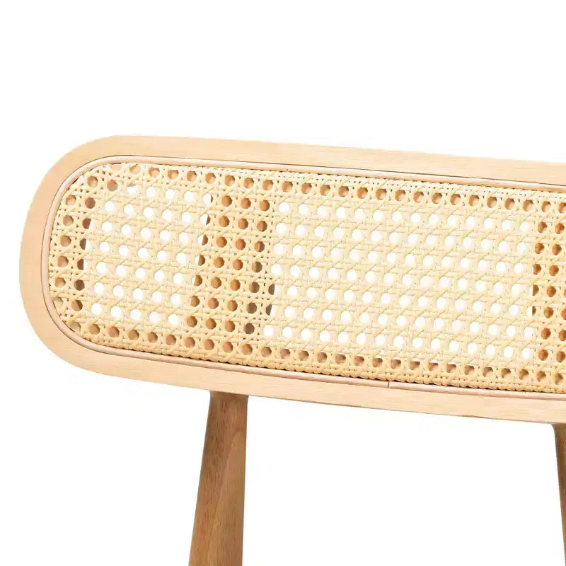 Set da pranzo 7 pezzi Baxton Studio Tarana in legno stile moderno di metà secolo