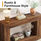 Tribesigns Tavolo consolle da ingresso stile rustico 47 pollici