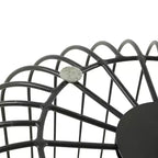 Tavolino Moderno Mid-Century LeisureMod Runswick - Tavolino d'Appoggio in Legno e Metallo con Vano Contenitore a Scomparsa e Vano Segreto