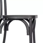 Set di 2 sedie Thonet di Emma and Oliver in resina effetto legno resistenti alle intemperie per uso interno/esterno