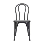 Set di 2 sedie Thonet di Emma and Oliver in resina effetto legno resistenti alle intemperie per uso interno/esterno