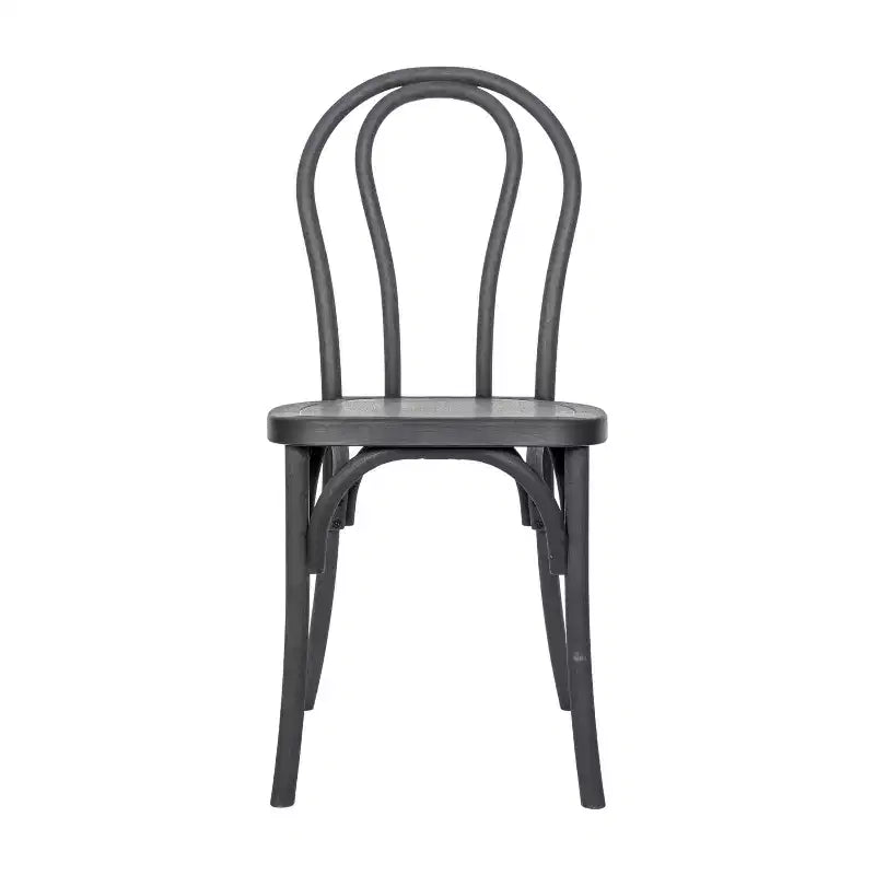 Set di 2 sedie Thonet di Emma and Oliver in resina effetto legno resistenti alle intemperie per uso interno/esterno