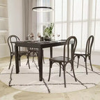 Set di 2 sedie Thonet di Emma and Oliver in resina effetto legno resistenti alle intemperie per uso interno/esterno
