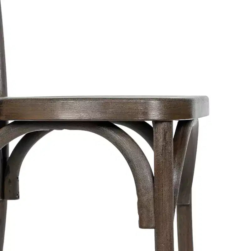 Set di 2 sedie Thonet di Emma and Oliver in resina effetto legno resistenti alle intemperie per uso interno/esterno