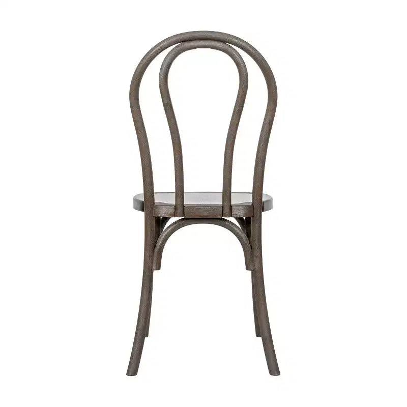 Set di 2 sedie Thonet di Emma and Oliver in resina effetto legno resistenti alle intemperie per uso interno/esterno