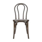 Set di 2 sedie Thonet di Emma and Oliver in resina effetto legno resistenti alle intemperie per uso interno/esterno
