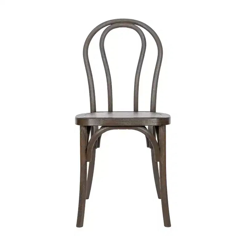 Set di 2 sedie Thonet di Emma and Oliver in resina effetto legno resistenti alle intemperie per uso interno/esterno