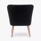 WestinTrends Genevieve Poltroncina Accento Senza Braccioli in Bouclé, Larga 63,5 cm