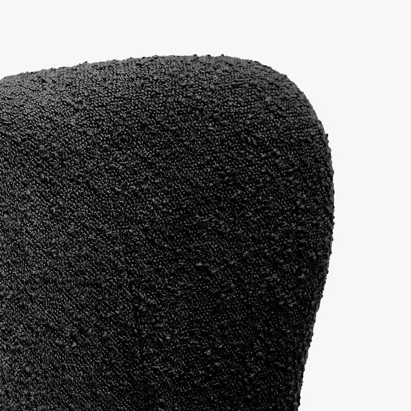 WestinTrends Genevieve Poltroncina Accento Senza Braccioli in Bouclé, Larga 63,5 cm