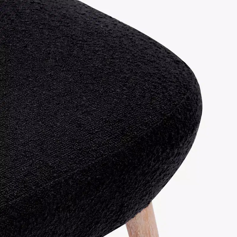 WestinTrends Genevieve Poltroncina Accento Senza Braccioli in Bouclé, Larga 63,5 cm