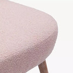 WestinTrends Genevieve Poltroncina Accento Senza Braccioli in Bouclé, Larga 63,5 cm