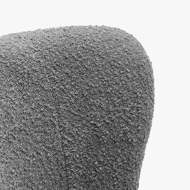 WestinTrends Genevieve Poltroncina Accento Senza Braccioli in Bouclé, Larga 63,5 cm