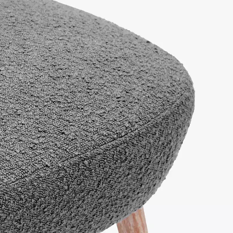 WestinTrends Genevieve Poltroncina Accento Senza Braccioli in Bouclé, Larga 63,5 cm