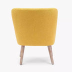 WestinTrends Genevieve Poltroncina Accento Senza Braccioli in Bouclé, Larga 63,5 cm